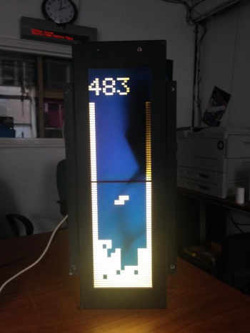 Tetris on a bigclock