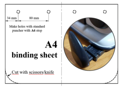 Instructions for hole punching
